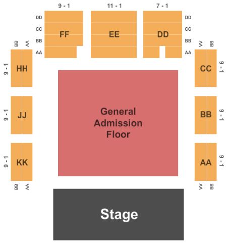 Roseland Portland Seating Chart