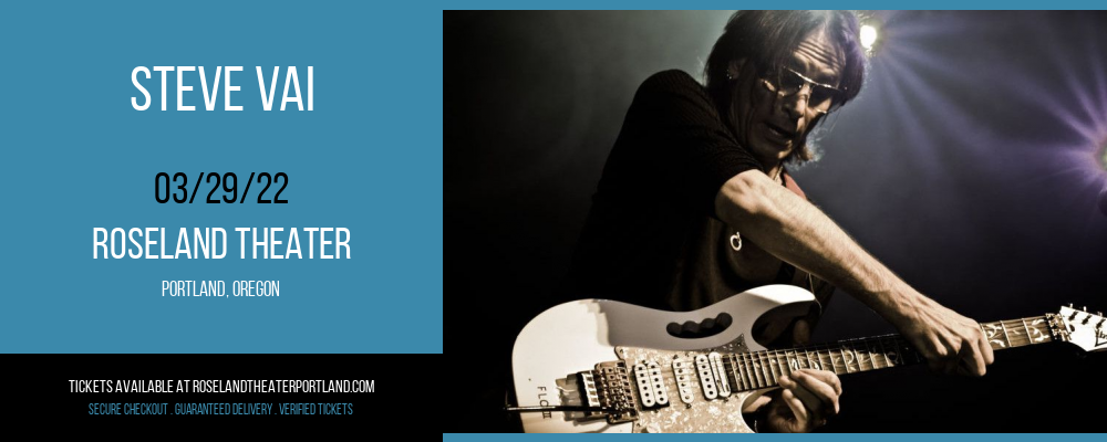 Steve Vai at Roseland Theater tickets Steve Vai at Roseland Theater