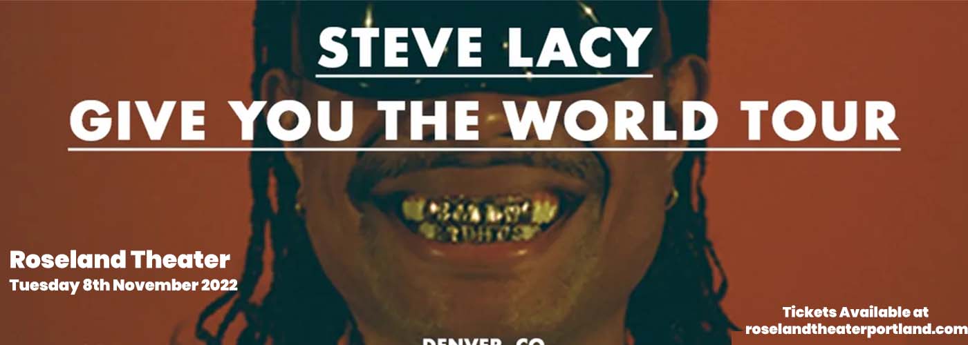 Steve Lacy [POSTPONED] at Roseland Theater