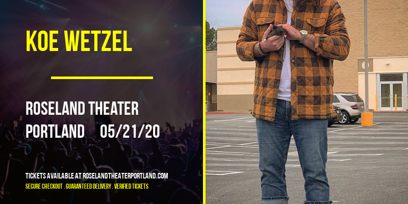 Koe Wetzel at Roseland Theater