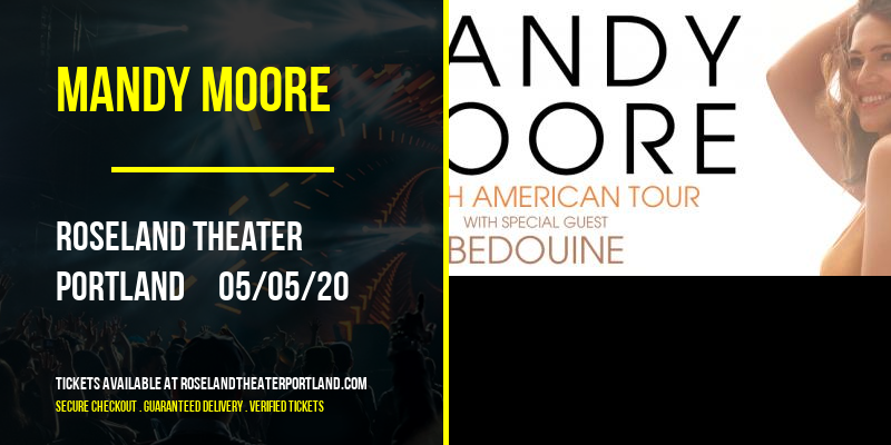 Mandy Moore [CANCELLED] at Roseland Theater