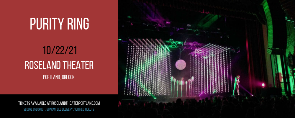Purity Ring at Roseland Theater tickets Purity Ring at Roseland Theater