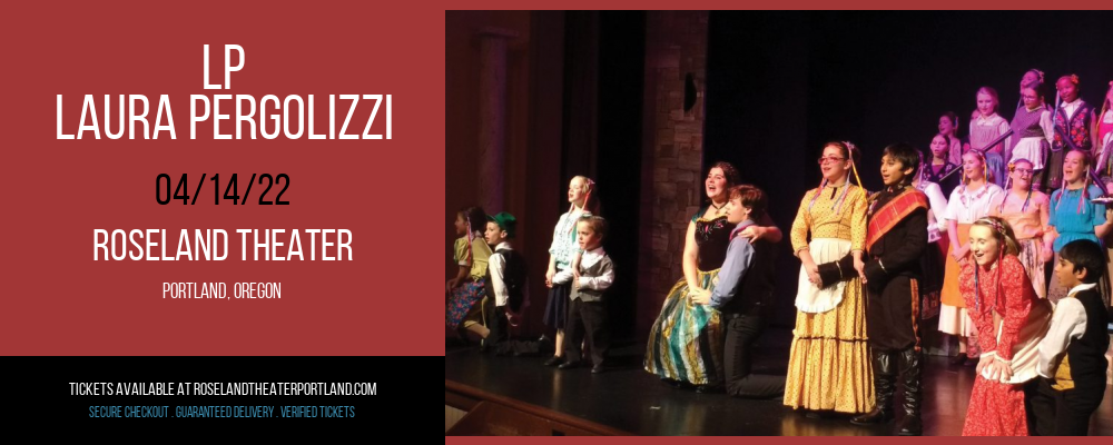 LP - Laura Pergolizzi at Roseland Theater tickets LP - Laura Pergolizzi at Roseland Theater