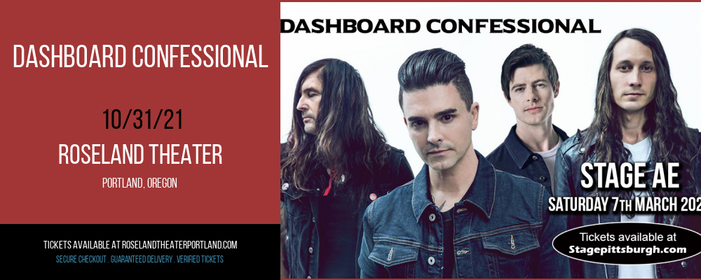 Dashboard Confessional [CANCELLED] at Roseland Theater