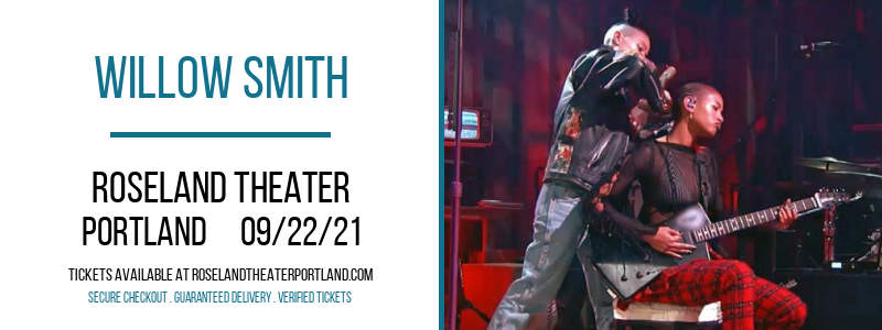 Willow Smith at Roseland Theater tickets Willow Smith at Roseland Theater