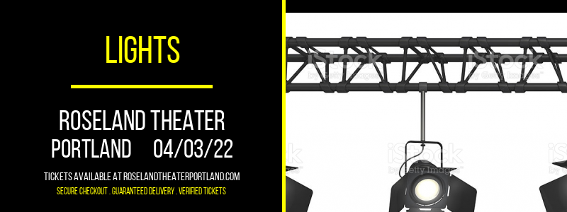 Lights at Roseland Theater tickets Lights at Roseland Theater