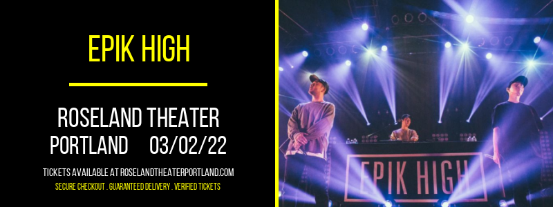 Epik High at Roseland Theater