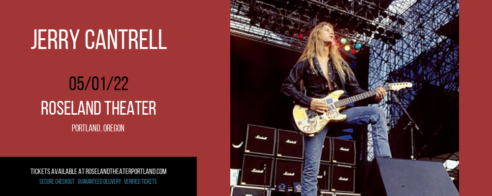 Jerry Cantrell at Roseland Theater