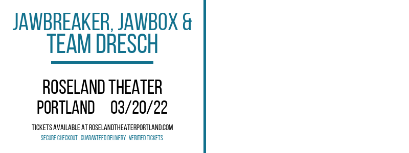 Jawbreaker, Jawbox & Team Dresch at Roseland Theater
