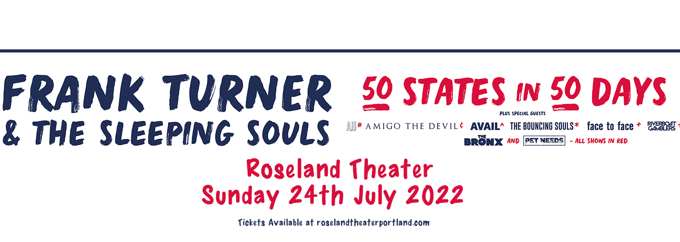 Frank Turner and The Sleeping Souls at Roseland Theater