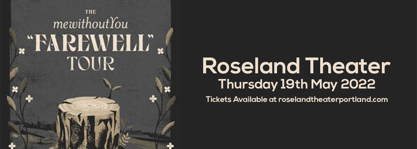 MeWithoutYou at Roseland Theater tickets MeWithoutYou at Roseland Theater