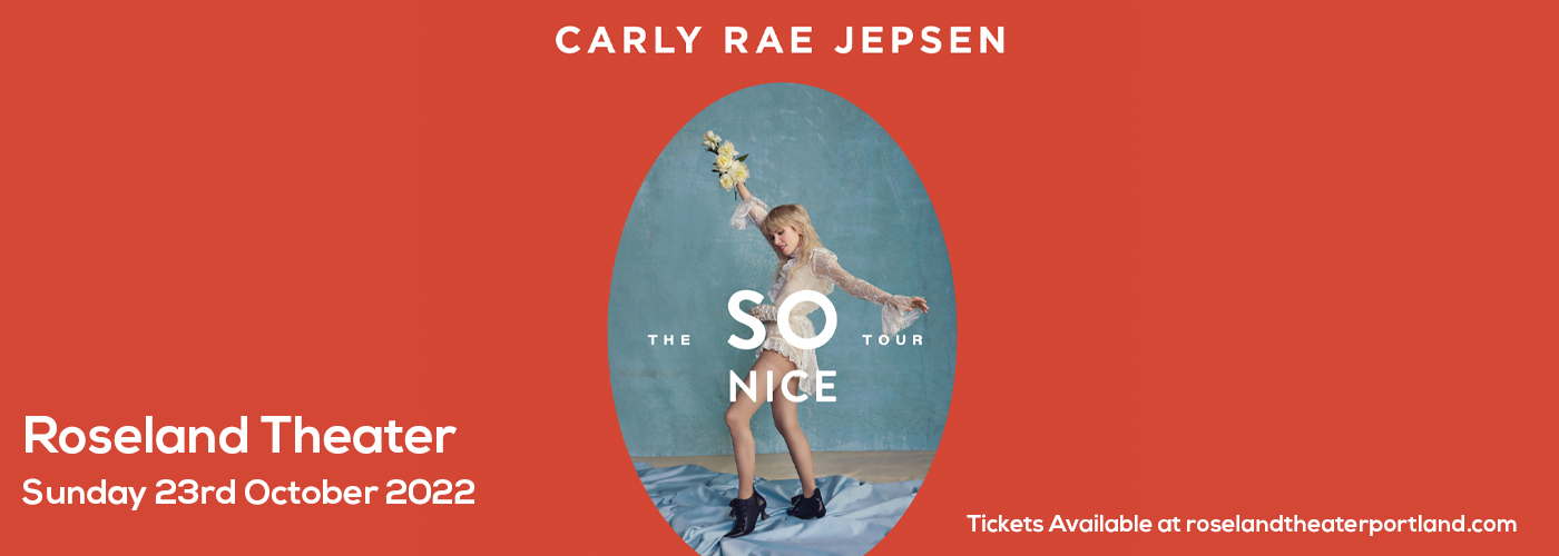 Carly Rae Jepsen at Roseland Theater tickets Carly Rae Jepsen at Roseland Theater