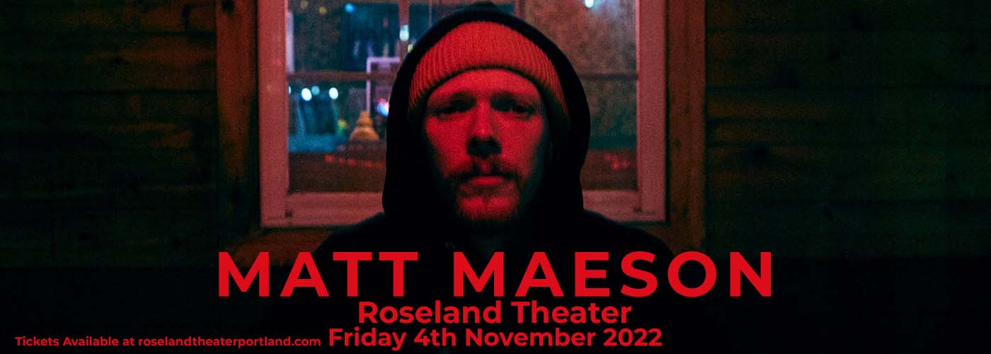 Matt Maeson at Roseland Theater
