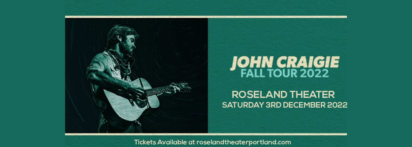 John Craigie at Roseland Theater