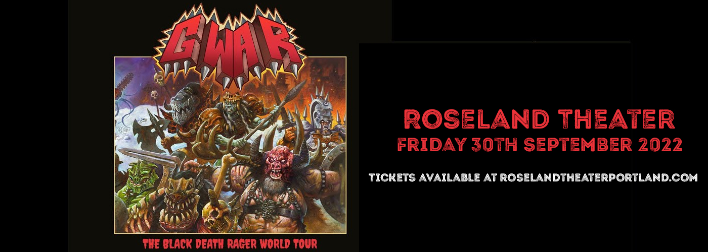 GWAR at Roseland Theater