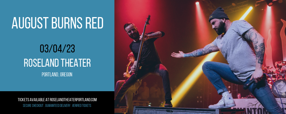 August Burns Red at Roseland Theater