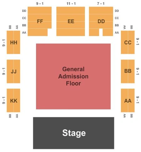 roseland theater seating chart