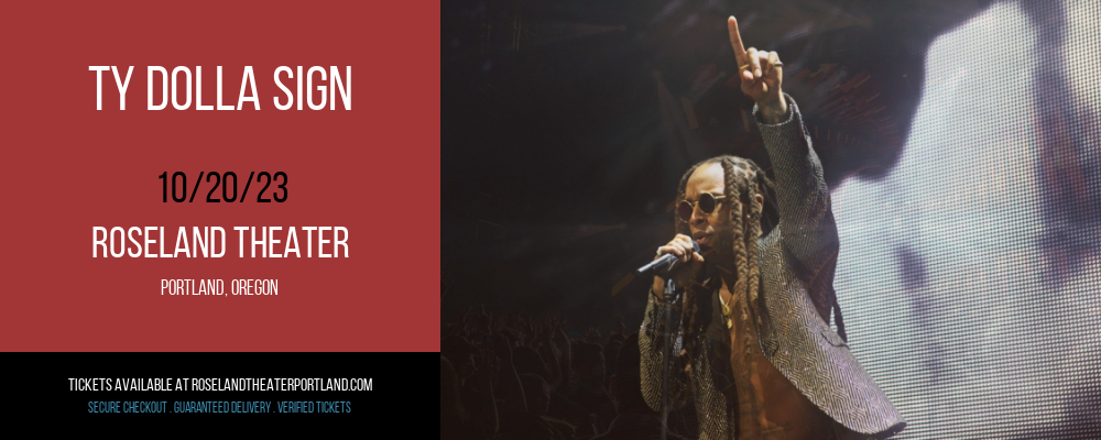 Ty Dolla Sign [CANCELLED] at Roseland Theater
