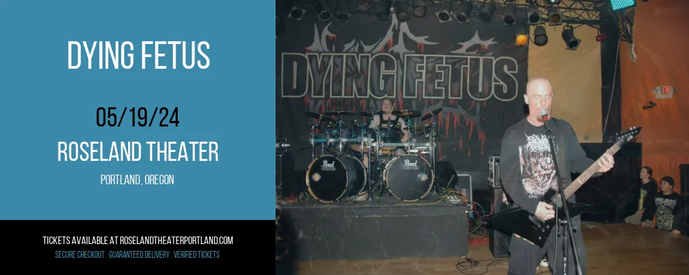 Dying Fetus at Roseland Theater