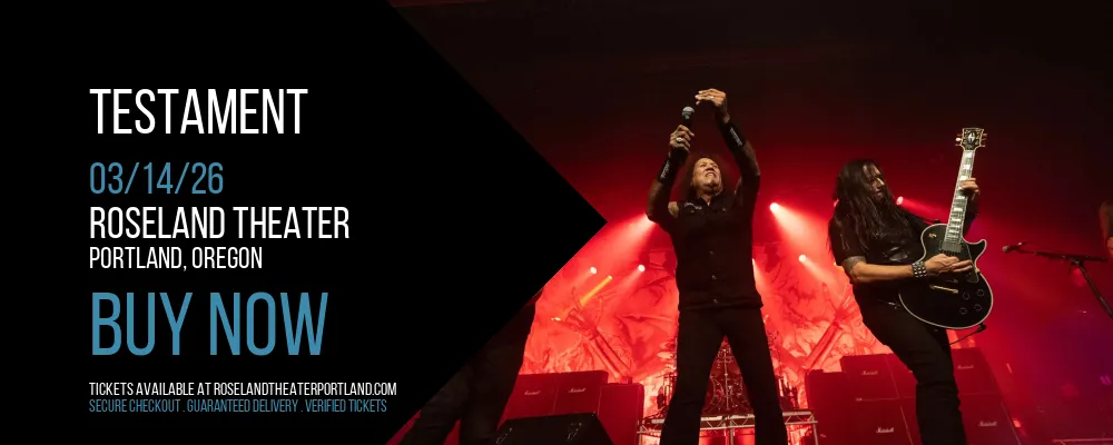 Testament at Roseland Theater